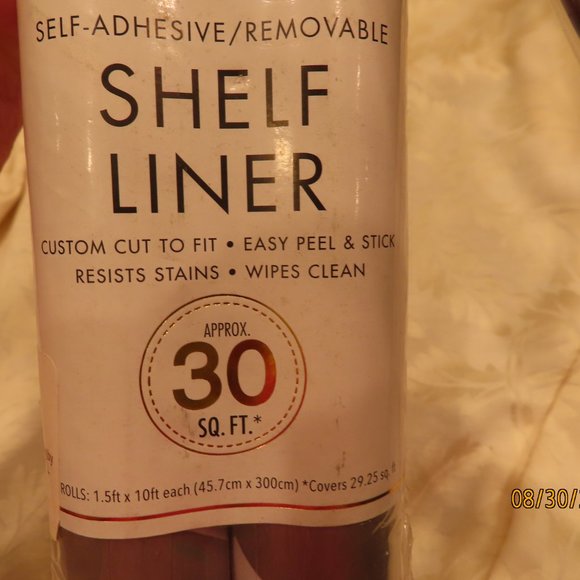 The Macbeth Collection Self Adhesive Contact Paper Shelf Liner - 3 Pack - Rugby - Picture 4 of 6